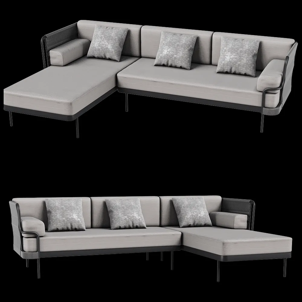AURICA – Sofa Martinique Angle 3ds Max