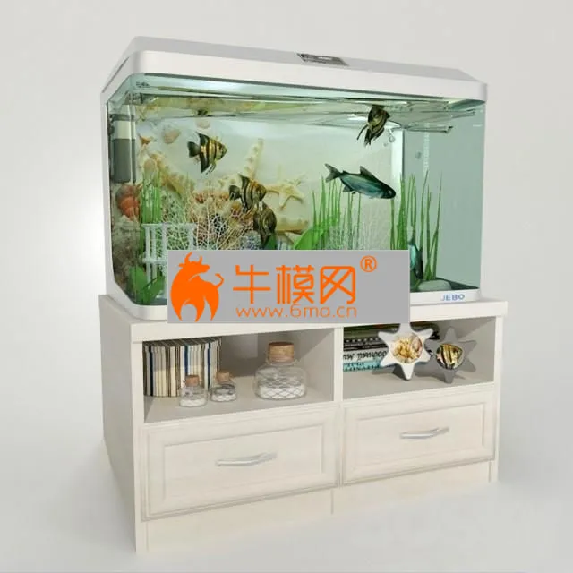 Aquarium with pedestal – 1010