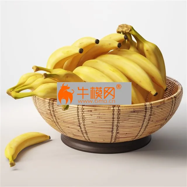 Bananas in basket – 1097