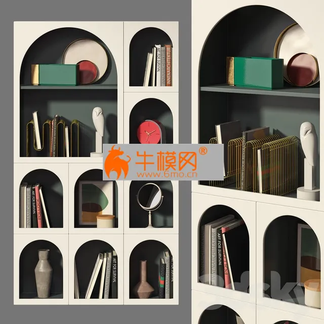 Bookcase Bonaldo set 02 – 1222