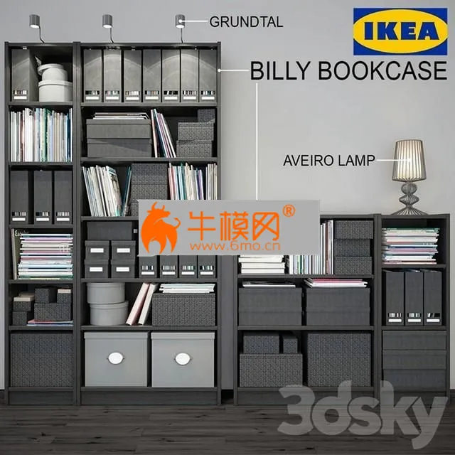 IKEA Billy Bookcase black – 1986
