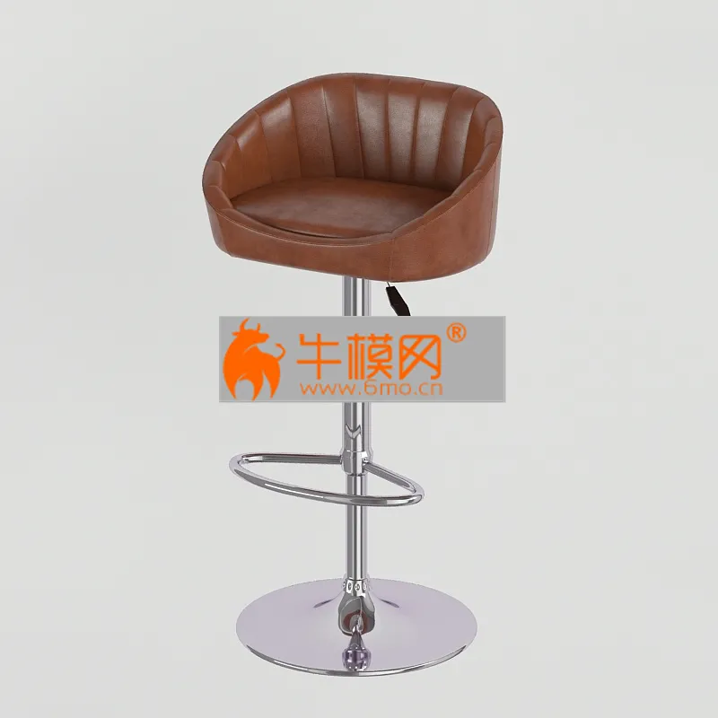 Leather bar stool Leather Luxery Bar Stool – 2140