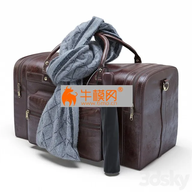 Leather Military Duffle Bag – 2143