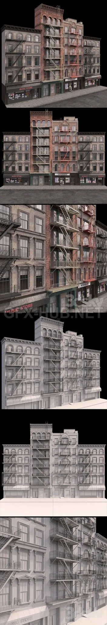 New York Brooklyn buildings fasads – 2389