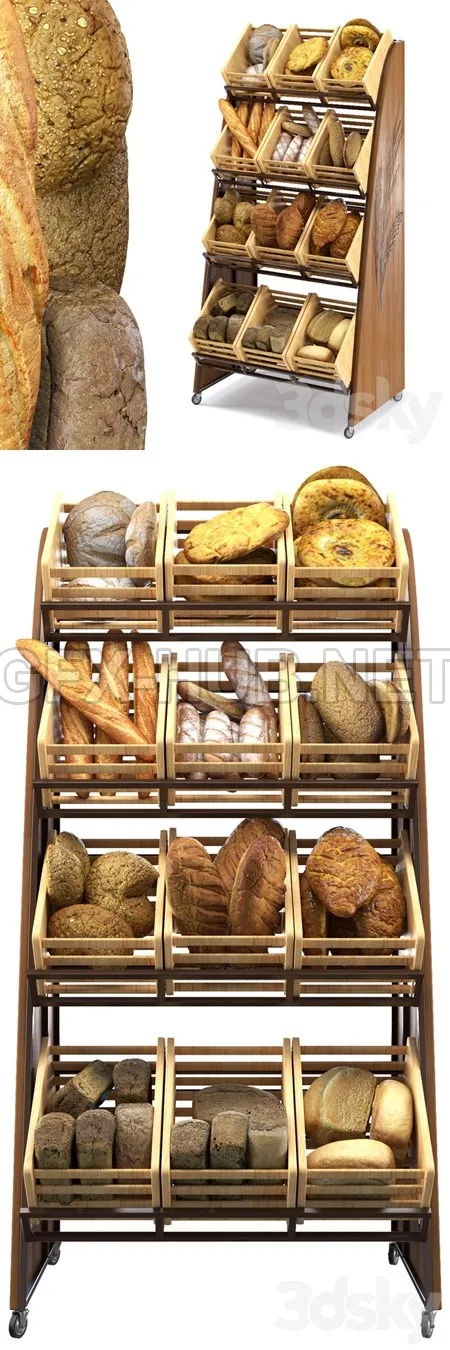 Rack with bread – 2605