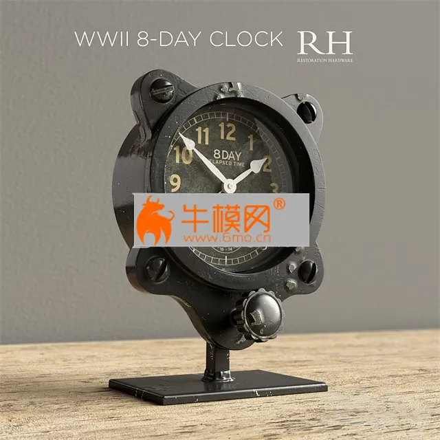 Restoration Hardware WWII 8 Day Clock – 2647