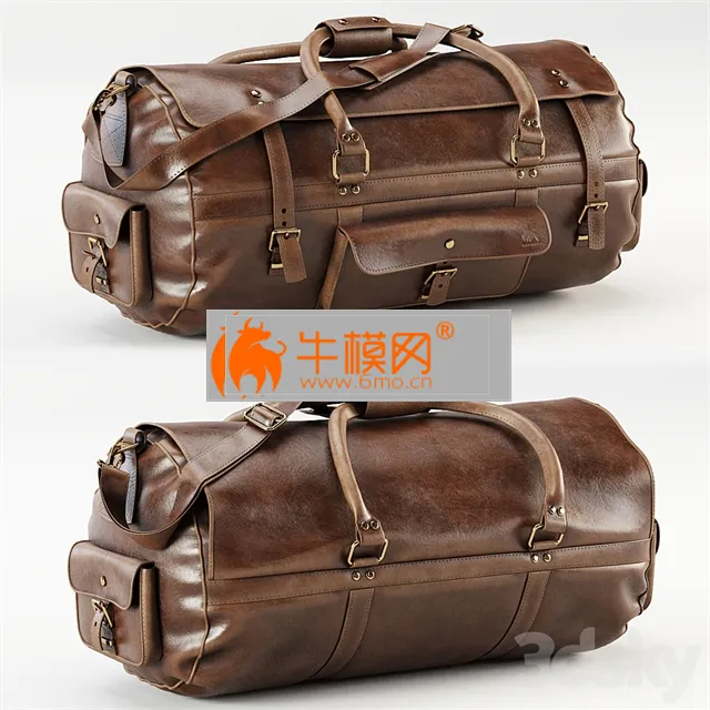 Roosevelt Buffalo Leather Travel Duffle Bag – 2695