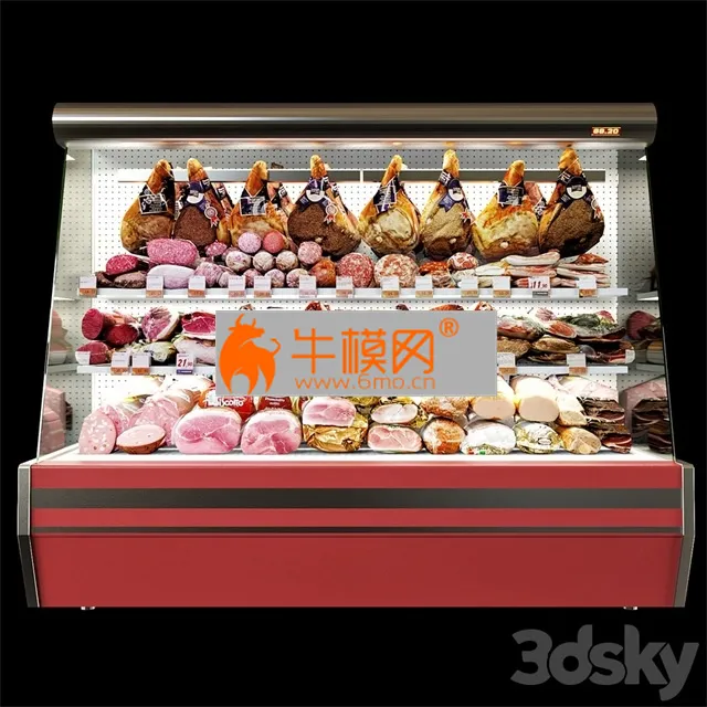 Shelves with meat – 2839
