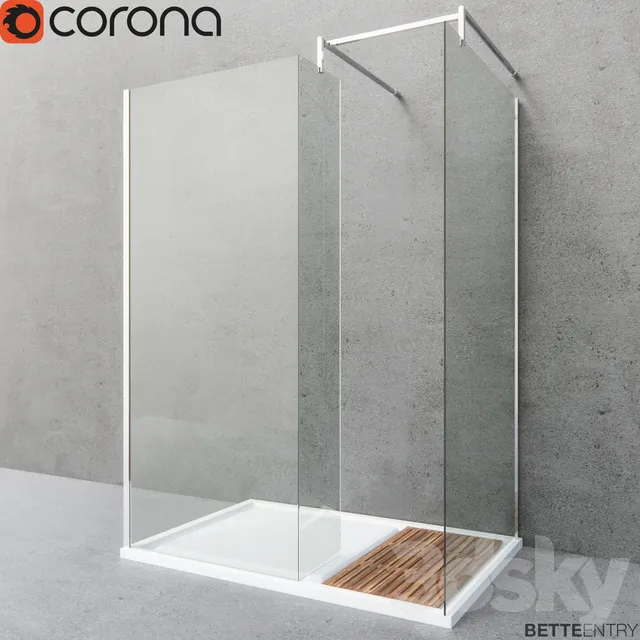 Shower screen and shower tray Bettentry – 2852