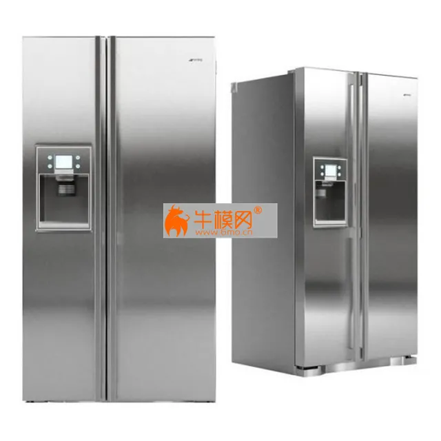 SMEG Fridge Freezer With Ice and Water Dispenser – 2887