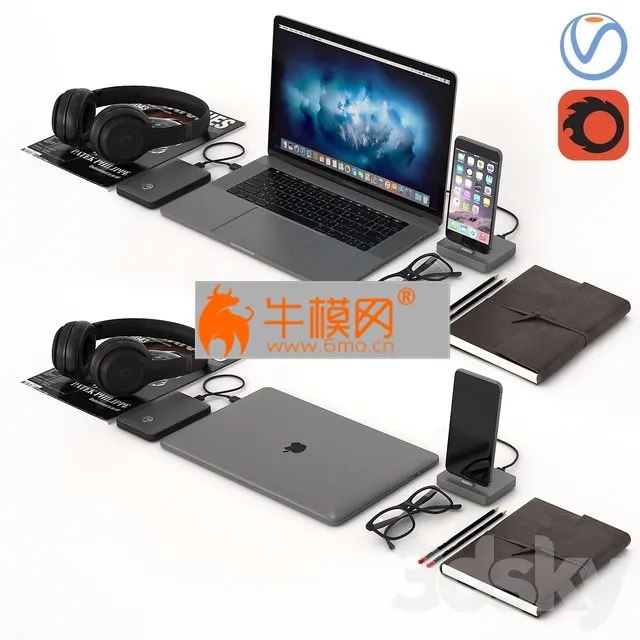 Space Gray Macbook Workplace – 2898