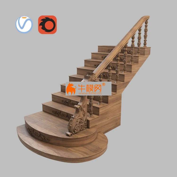 Stairs Wooden – 2921