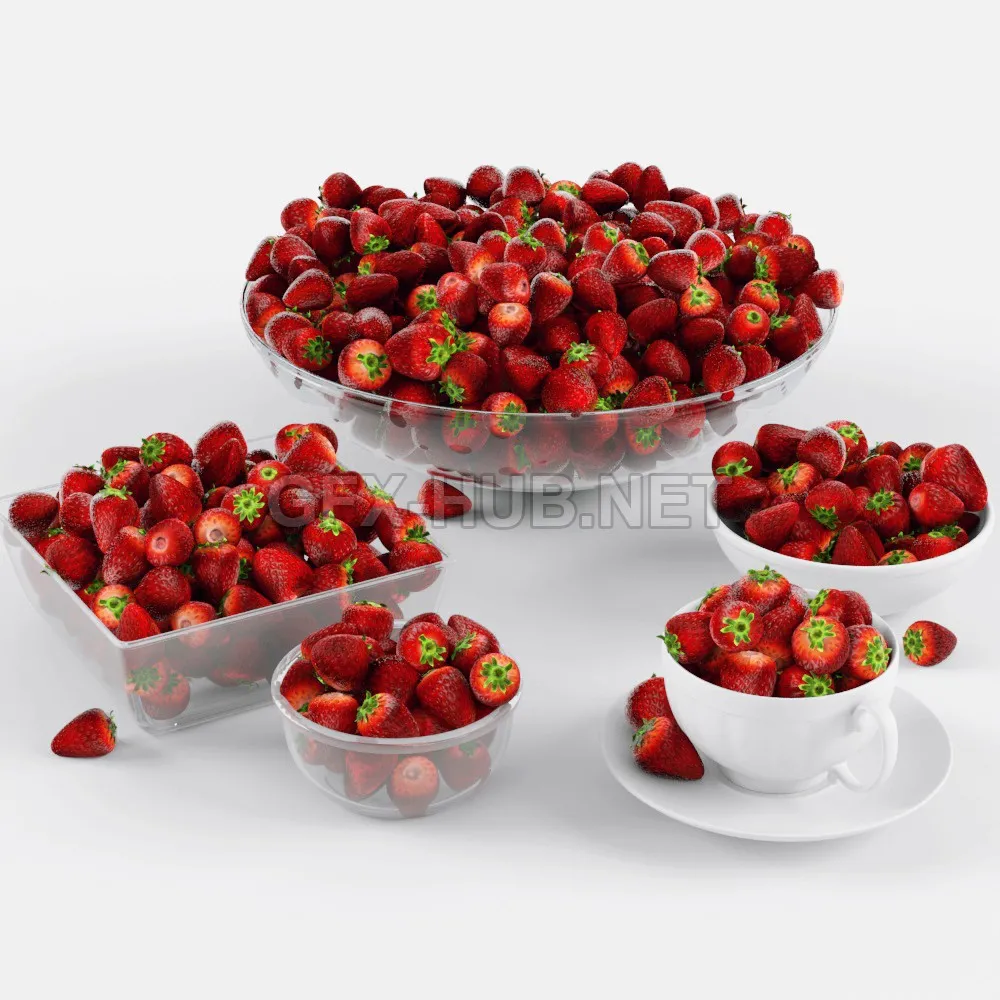 Strawberry (max, fbx) – 2939