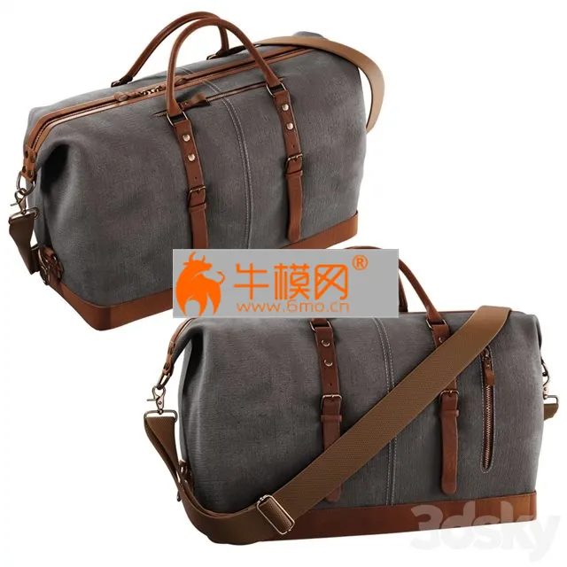 S-ZONE Trim Travel Tote Duffel Shoulder Handbag Weekend Bag – 2968
