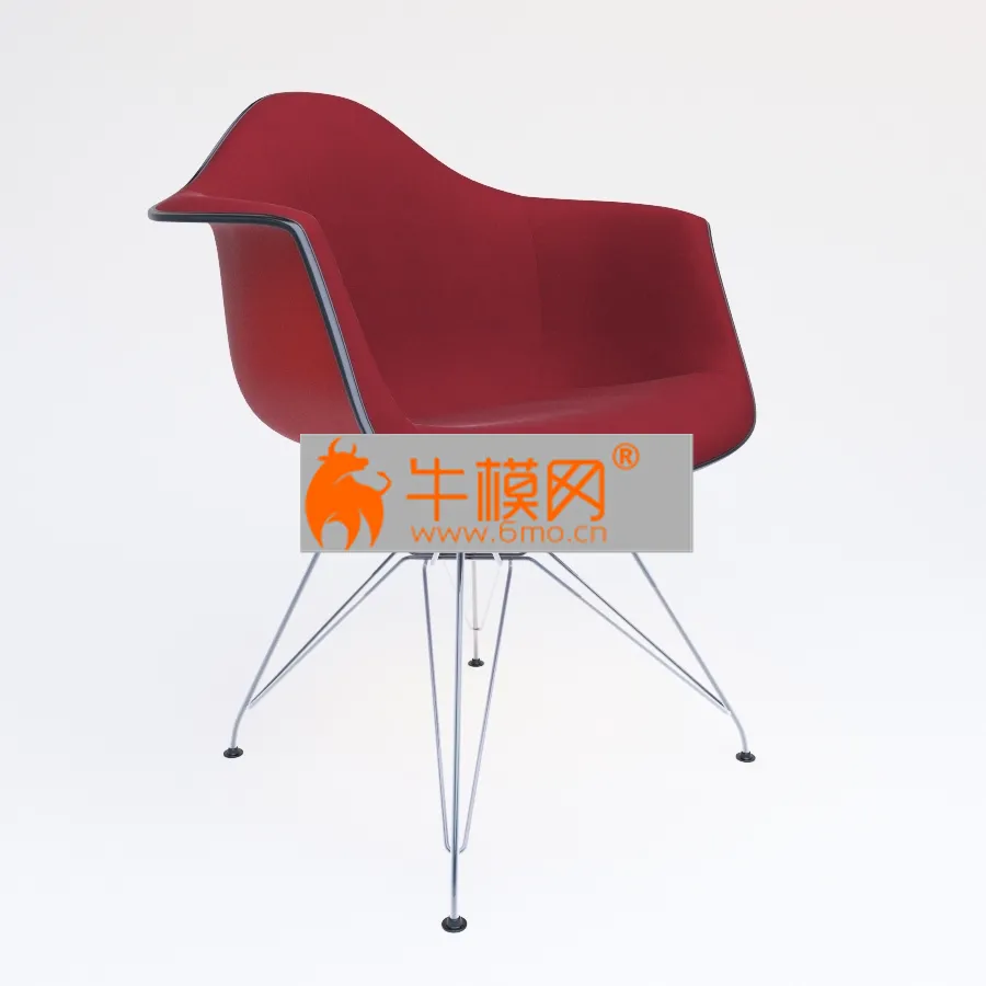 Eames Plastic Armchair DAR – 3353