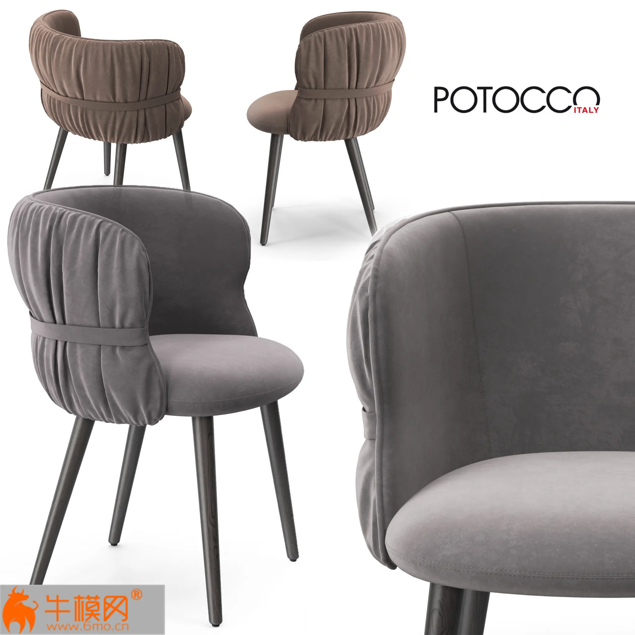 Potocco Coulisse armchair – 3429