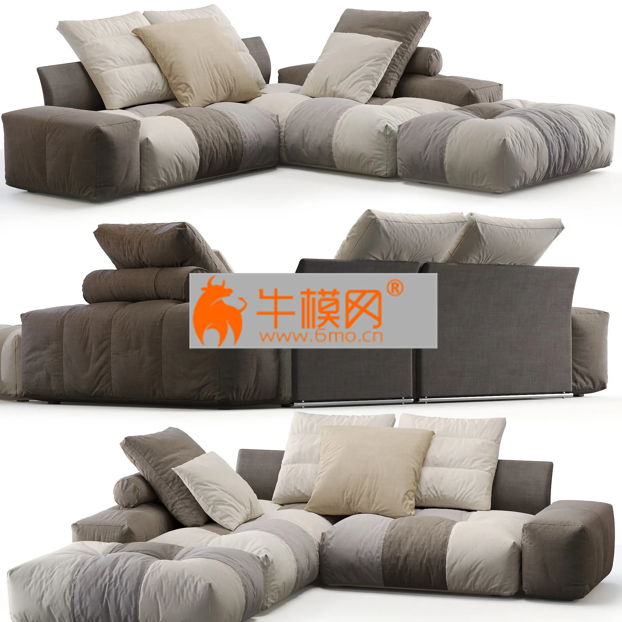 Sofa and Armchair Furniture Set 6 – 3439