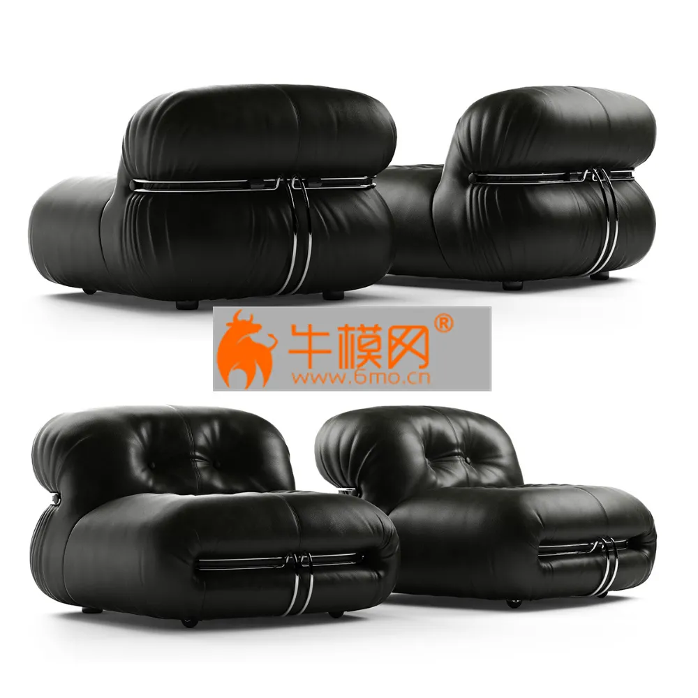 Sofa and Armchair Furniture Set 7 – 3440