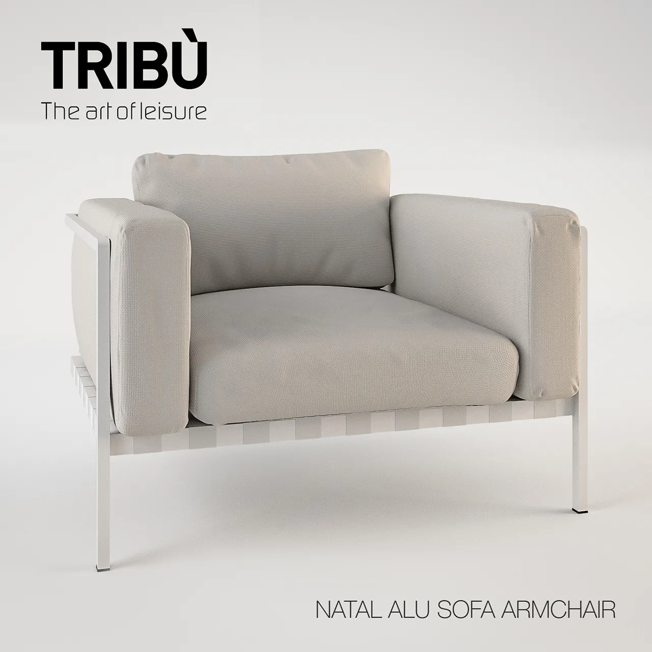 TRIBU Natal Alu Sofa Armchair – 3451