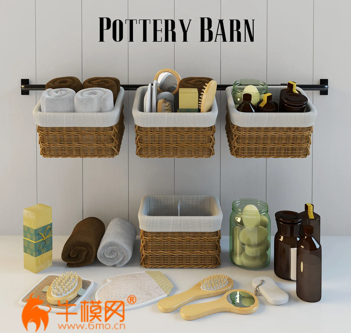 Pottery Barn for bath (max, fbx) – 3579