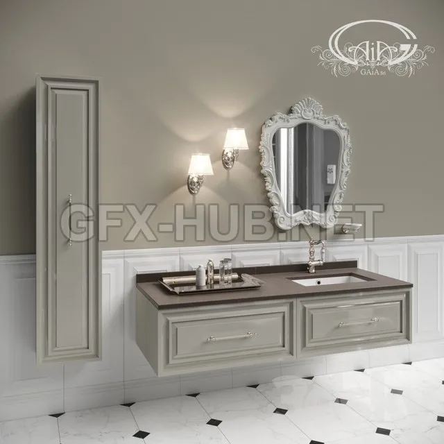 Set of bathroom furniture Gaia – 3590