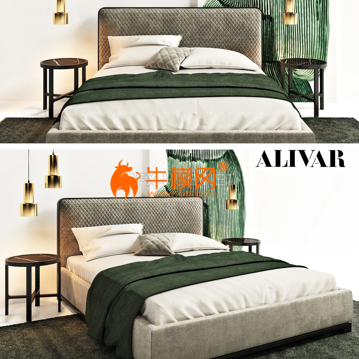 BALI bed by ALIVAR – 3611