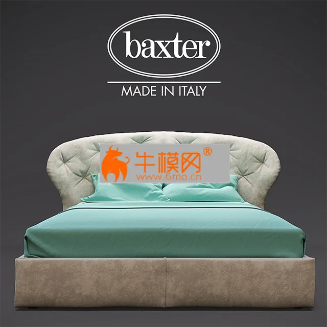 Baxter Positano bed 235 X 224 H 129 – 3613