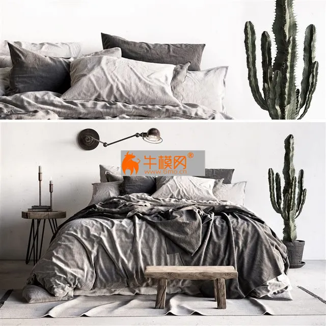 Bed Scandinavian – 3664