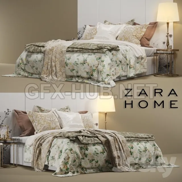 Bed with bedcloses by Zara Home – 3674