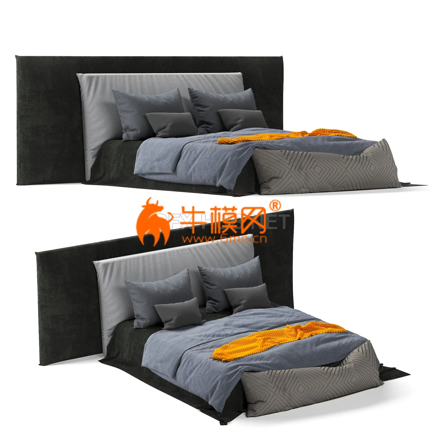 Boho Style Bed By Ahadesign – 3694
