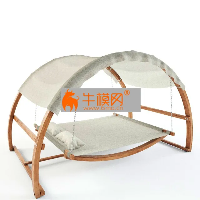 Covered Canopy Swing Bed – 3706