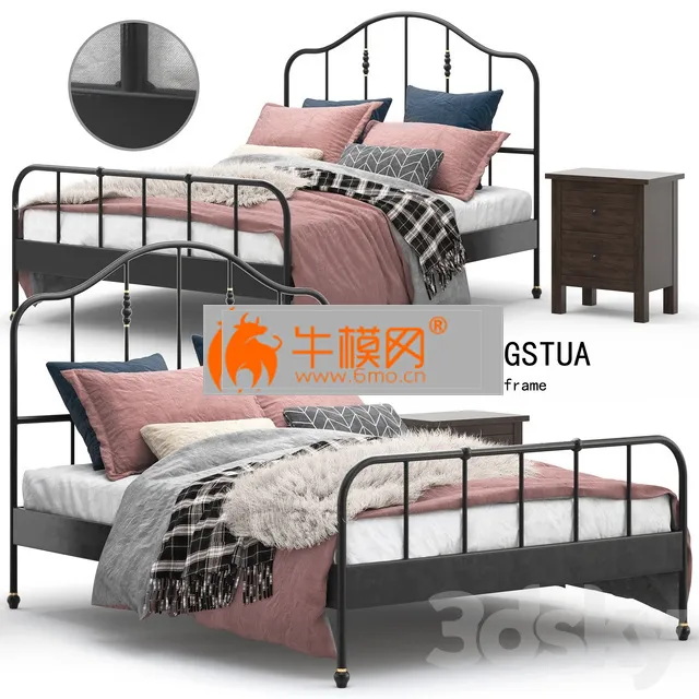 IKEA SAGSTUA Bed – 3741