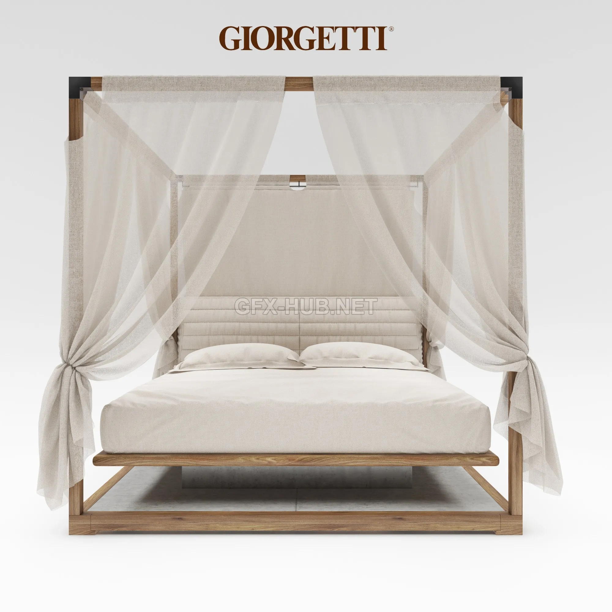 Ira Canopy bed by Giorgetti – 3744