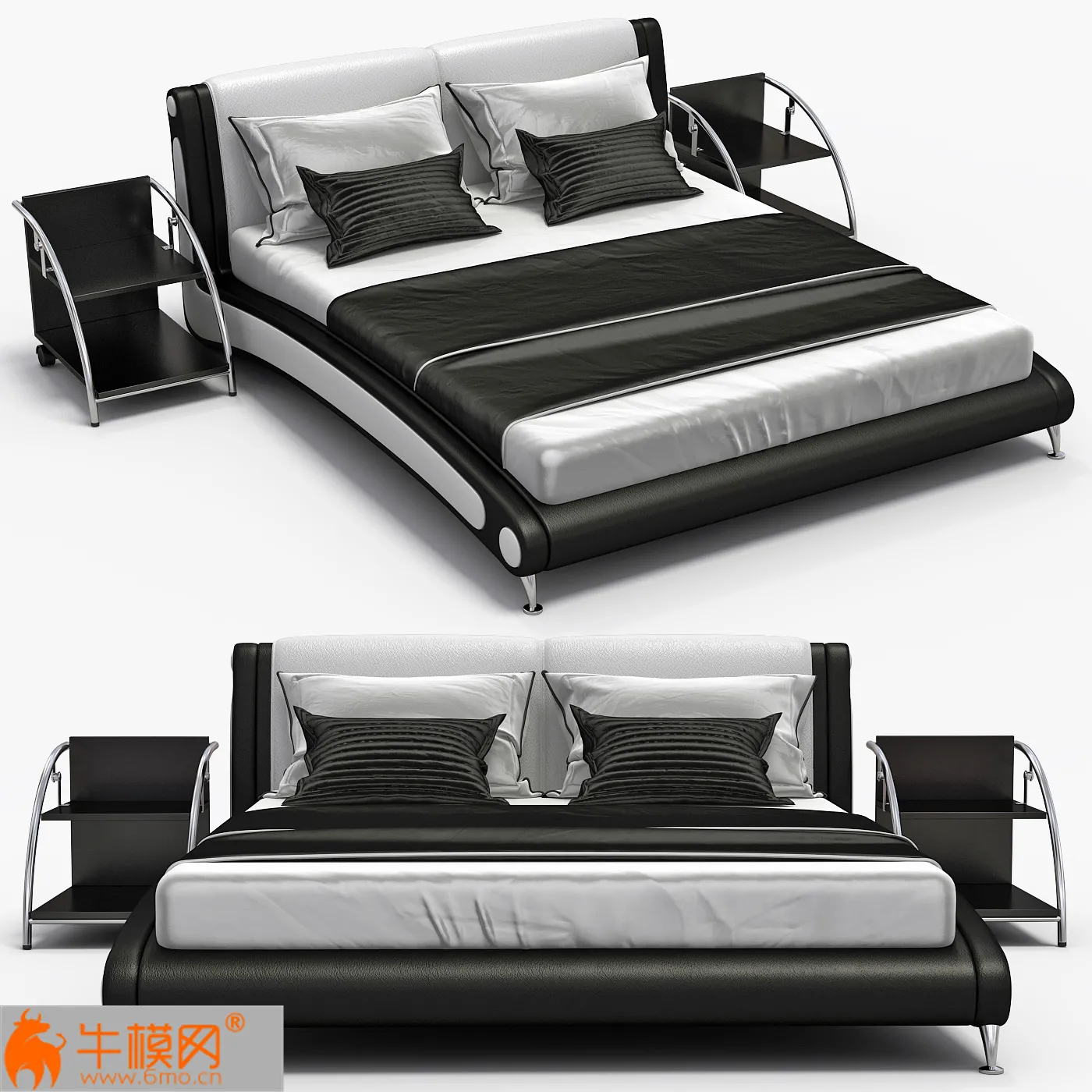Leather bed Aonidisi 959 – 3748