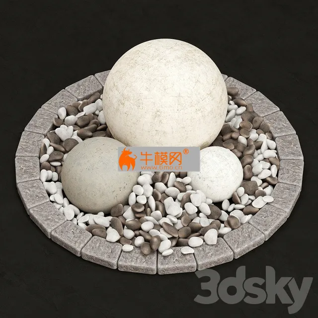 Stone flower bed – 3827