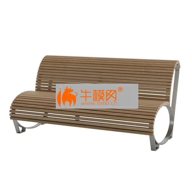 Exterior Wood Bench – 3858