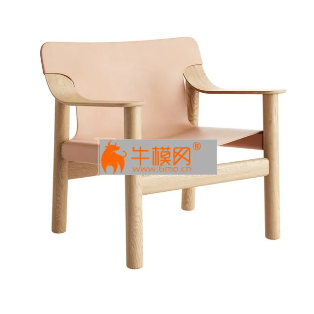 Bernard Lounge Chair Natur by Hay – 3945