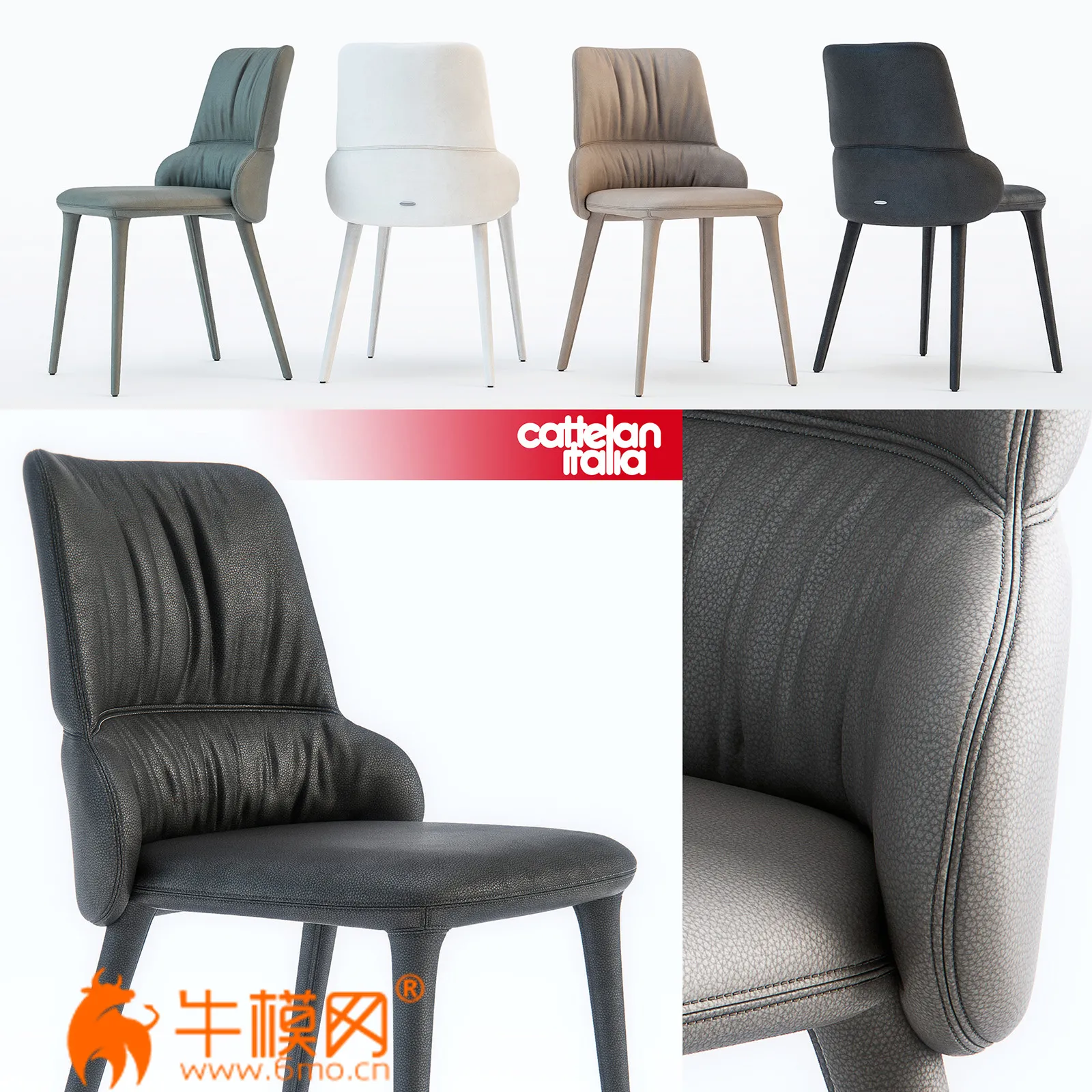 Cattelan Italia Ginger chair (max 2011, 2014, obj) – 3973