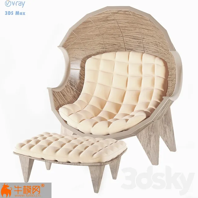 Chair Stylishly Segmented Seating – 4003