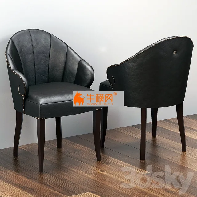 Design chairs with shaped armrests and cloves S07 – 4047