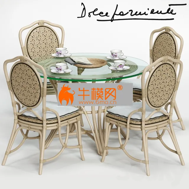 Dolcefarniente DAISY Chair and IRENE Table – 4054
