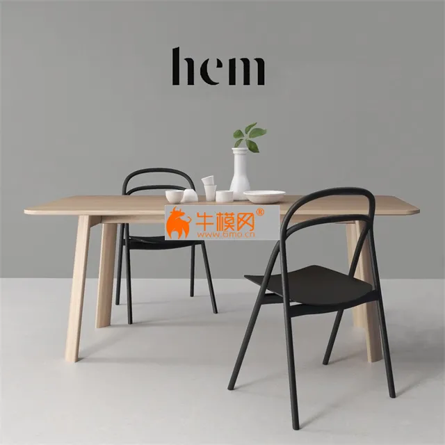 HEM Set Udon Chair  Alle Table – 4100