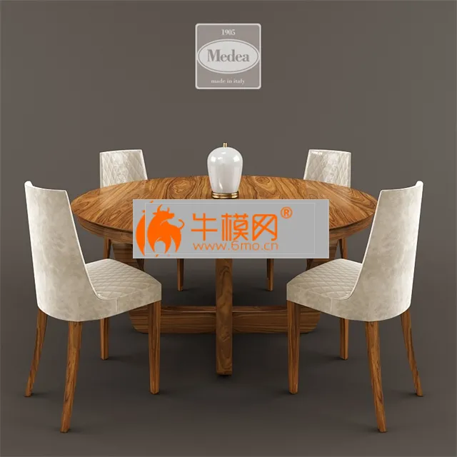 Medea table chairs – 4141