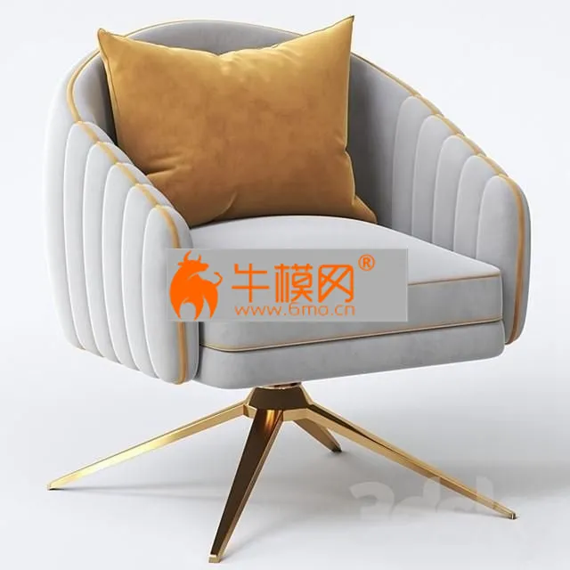 Roar Rabbit Pleated Swivel Chair – 4198