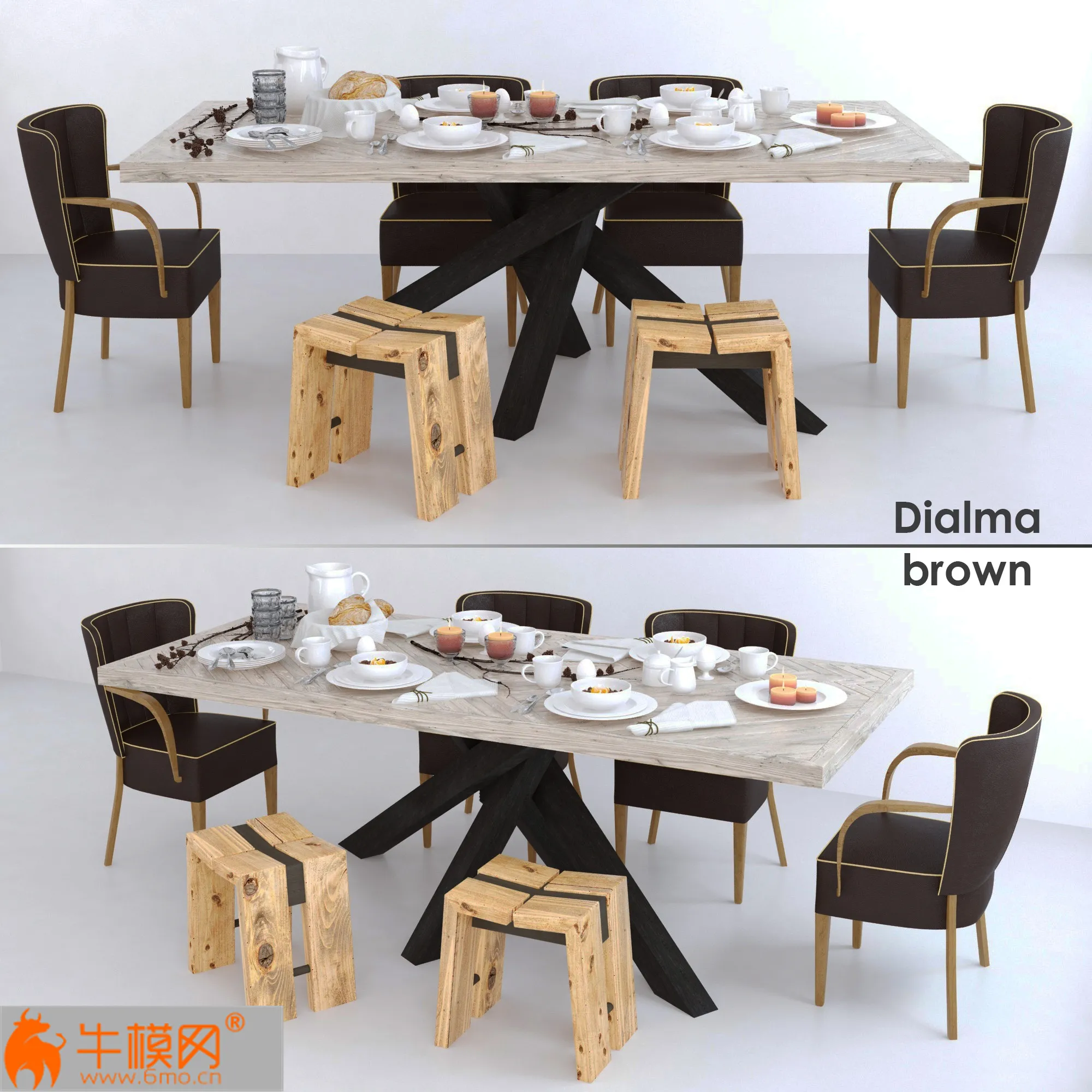 Table Chair Dialma – 4237