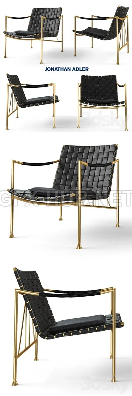 THEBES LOUNGE CHAIR Jonathan Adler – 4248