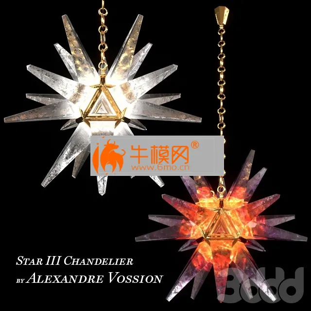 Star III Chandelier by Alexandre Vossion – 4409