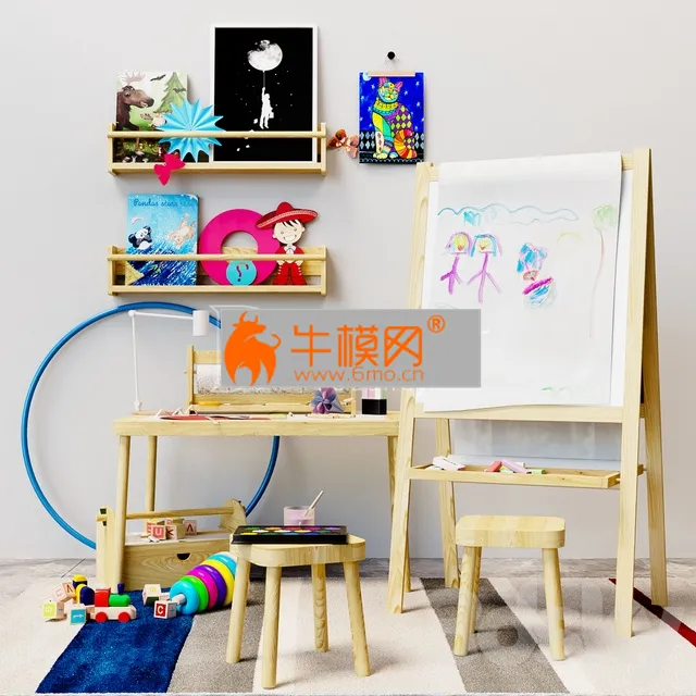 Children’s decor easel Ikea – 4444