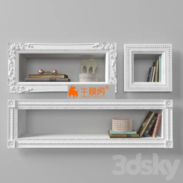 Shelves with decor from RHBaby Child – 4464