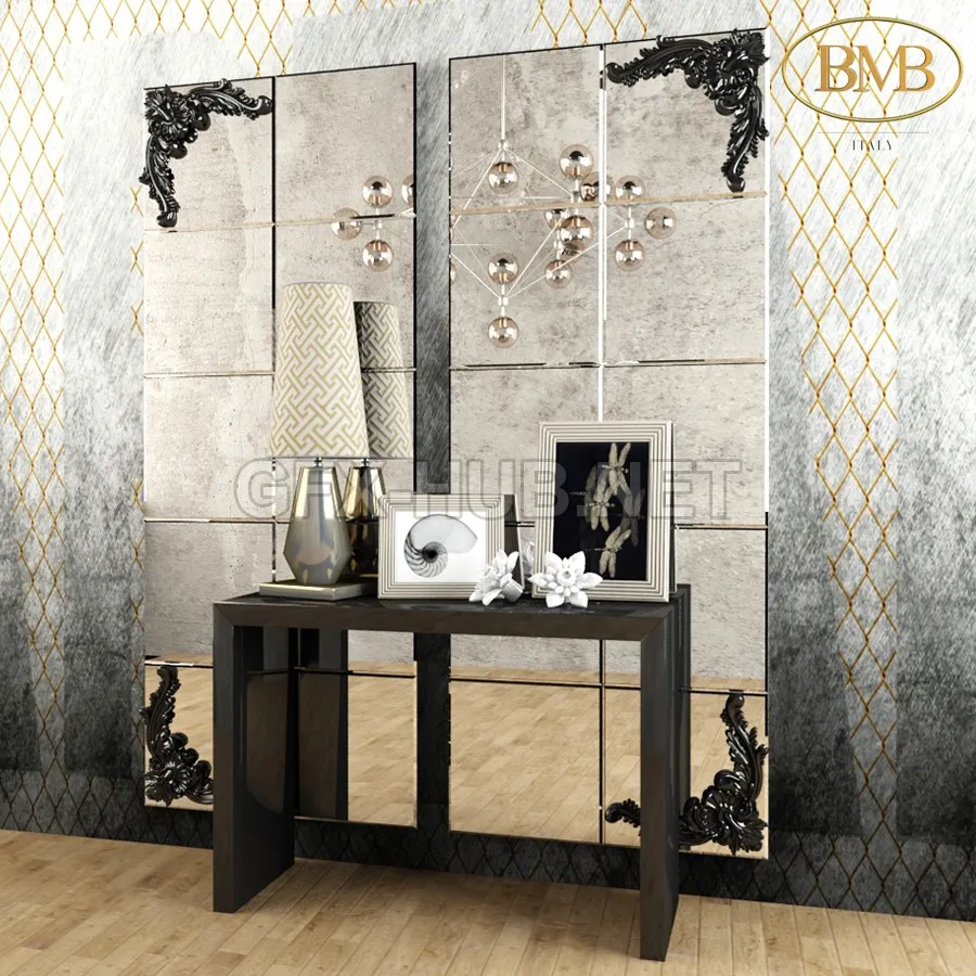 BMB Italy mirror and console – 4468